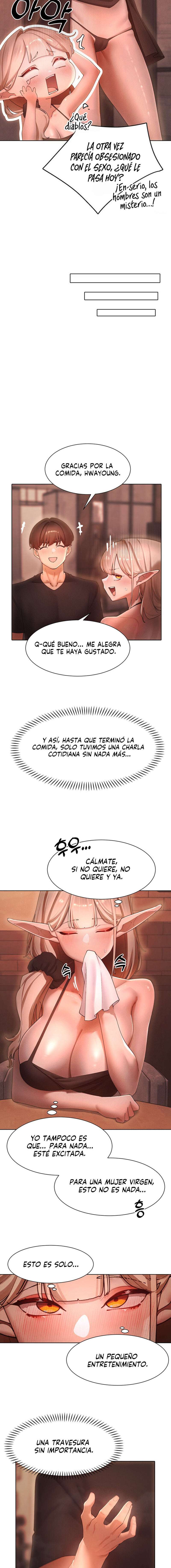 El protagonista se hace más fuerte cuando se come a una cazadora Capítulo 59 - Page 7