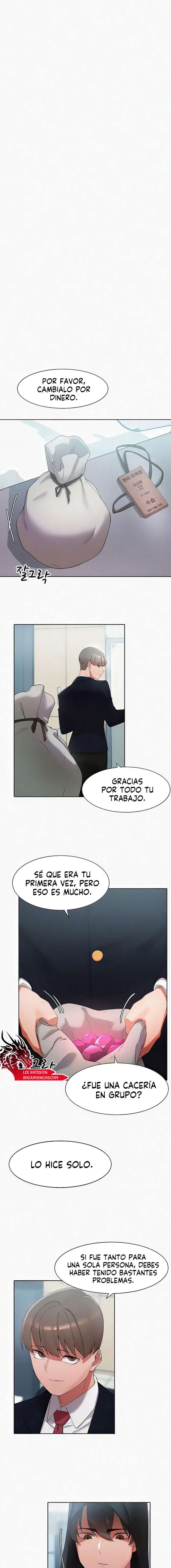 El protagonista se hace más fuerte cuando se come a una cazadora Capítulo 6 - Page 3