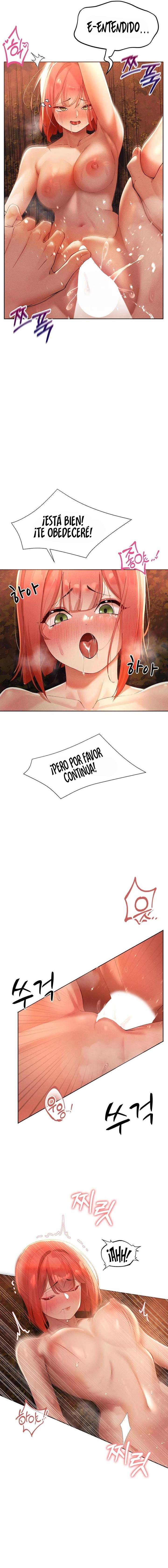 El protagonista se hace más fuerte cuando se come a una cazadora Capítulo 8 - Page 13