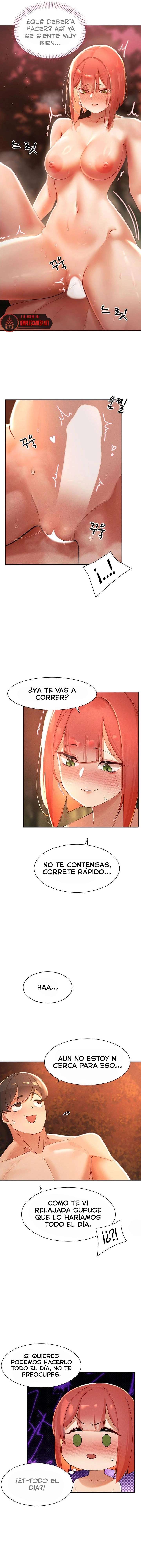 El protagonista se hace más fuerte cuando se come a una cazadora Capítulo 8 - Page 7