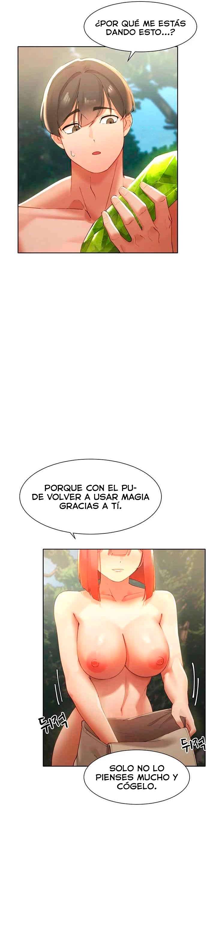 El protagonista se hace más fuerte cuando se come a una cazadora Capítulo 9 - Page 16
