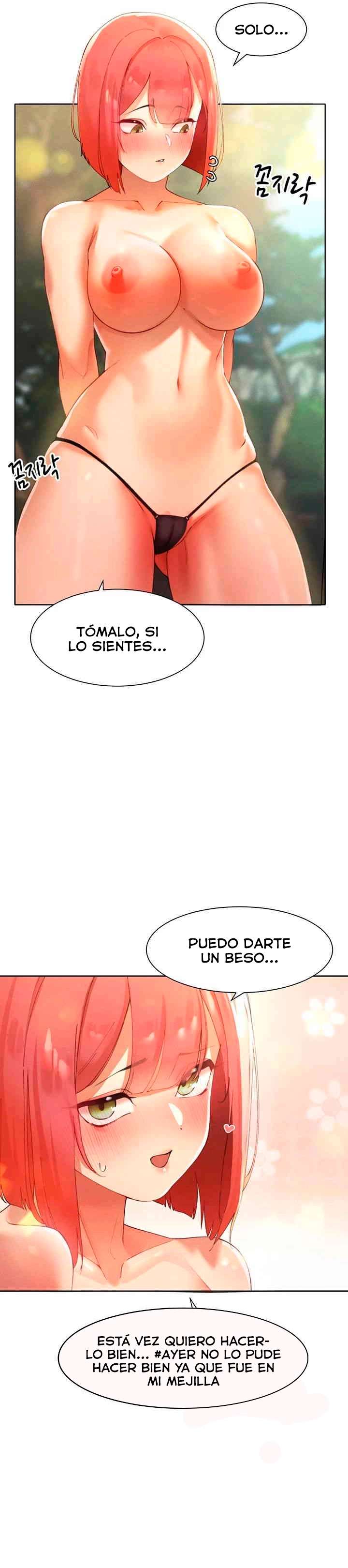 El protagonista se hace más fuerte cuando se come a una cazadora Capítulo 9 - Page 19