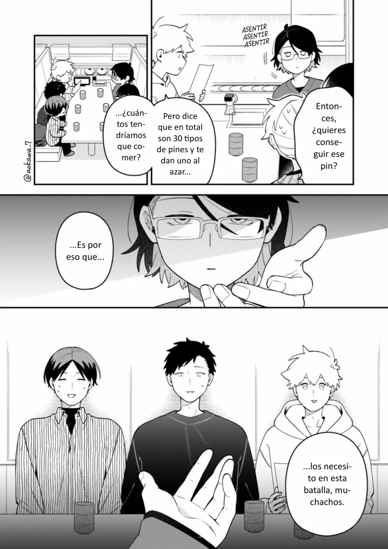 Gōkon ni ittara onna ga inakatta hanashi Capítulo 69 - Page 7