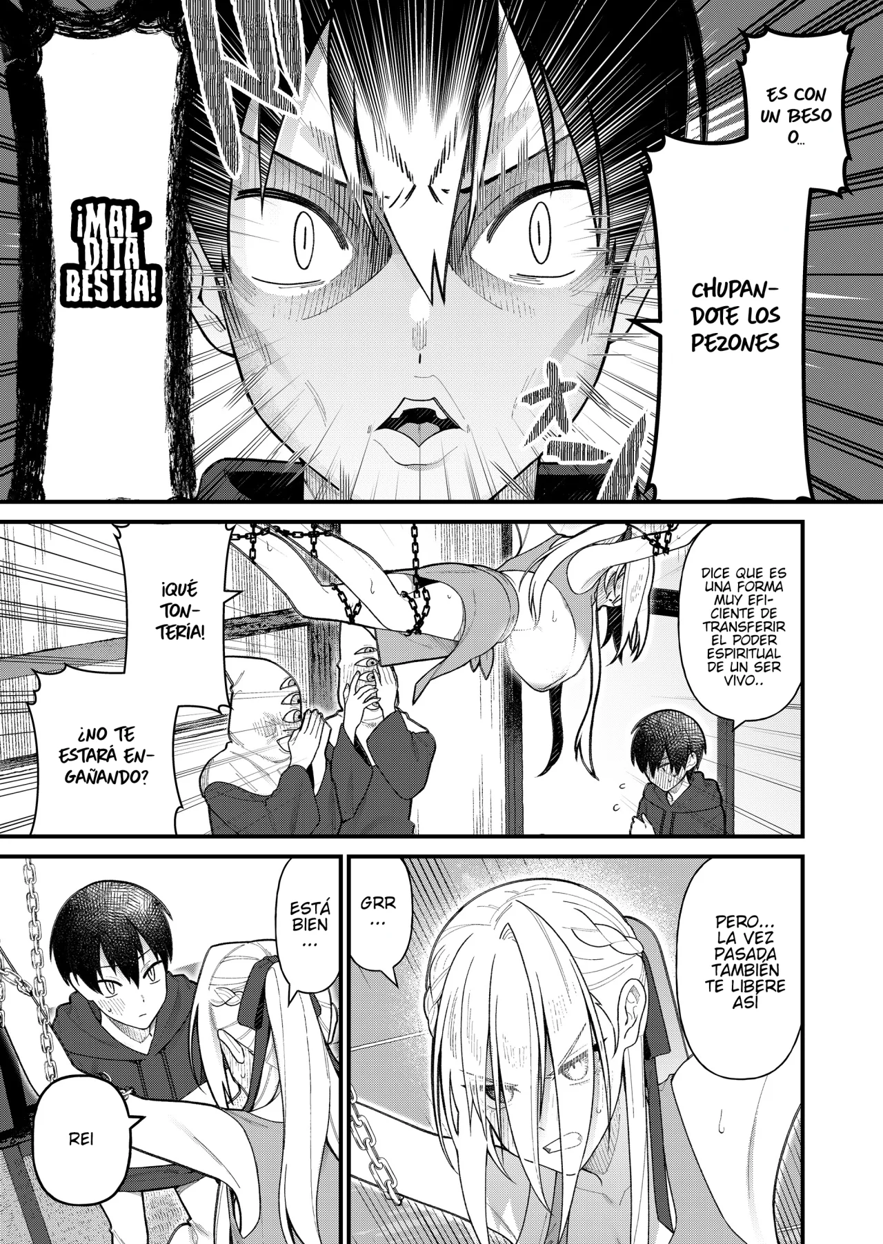 Siempre que regreso a casa, estará alli el fantasma de la Caballero Santa Capítulo 14 - Page 7