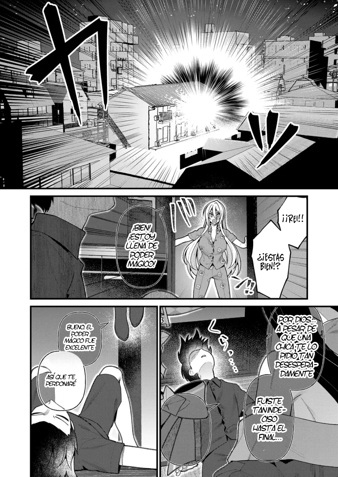 Siempre que regreso a casa, estará alli el fantasma de la Caballero Santa Capítulo 17 - Page 14