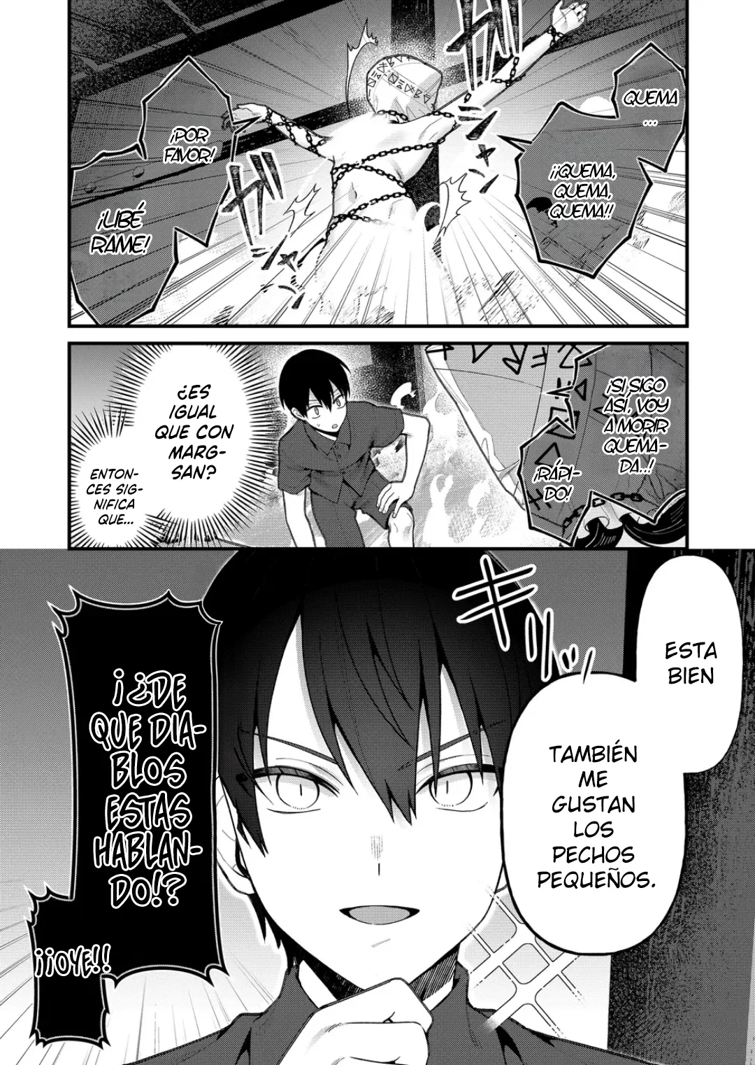 Siempre que regreso a casa, estará alli el fantasma de la Caballero Santa Capítulo 17 - Page 8