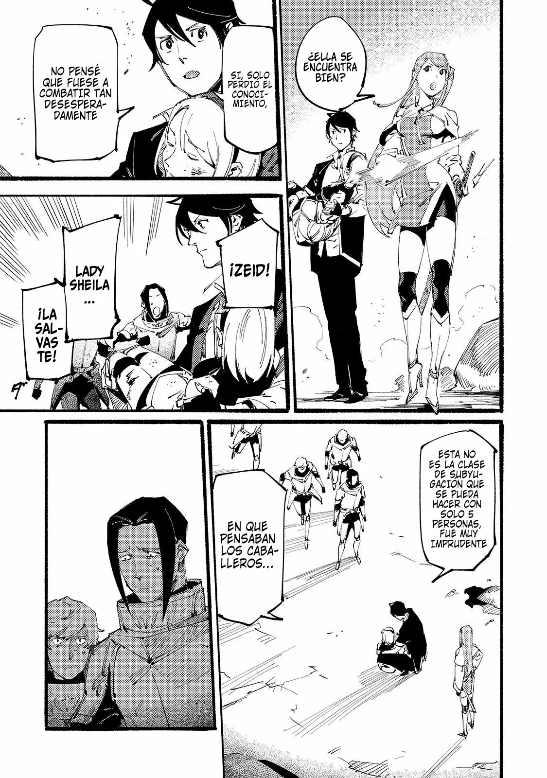 Black na Kishidan no Dorei ga White na Boukensha Guild ni Hikinukarete S-Rank ni Narimashita Capítulo 9 - Page 9